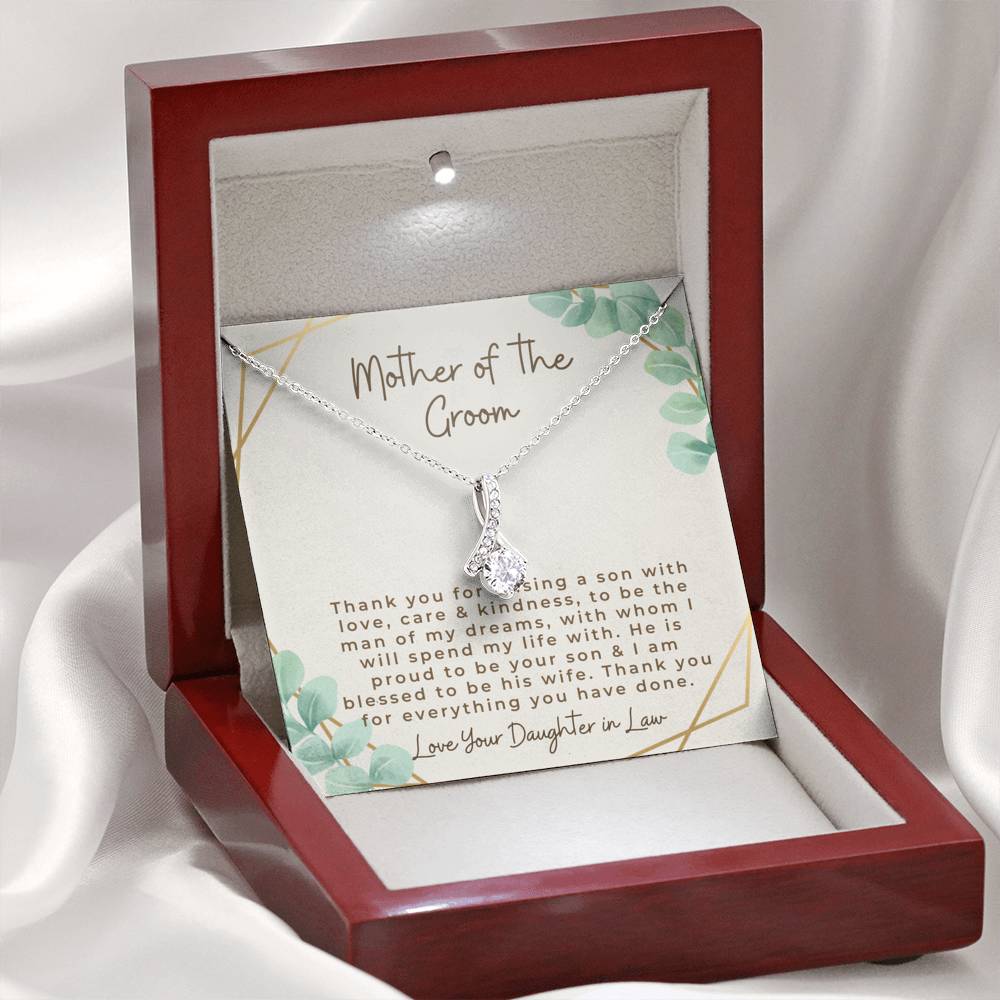 ALLURING BEAUTY necklace for Mother of the Groom gift