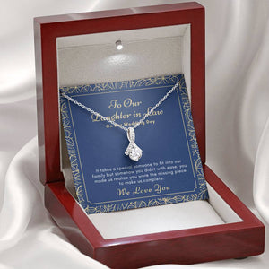 Bride Necklace New Daughter in law necklace on her wedding day