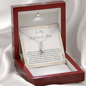 Boyfriend's Mom necklace Christmas Mothers day gift