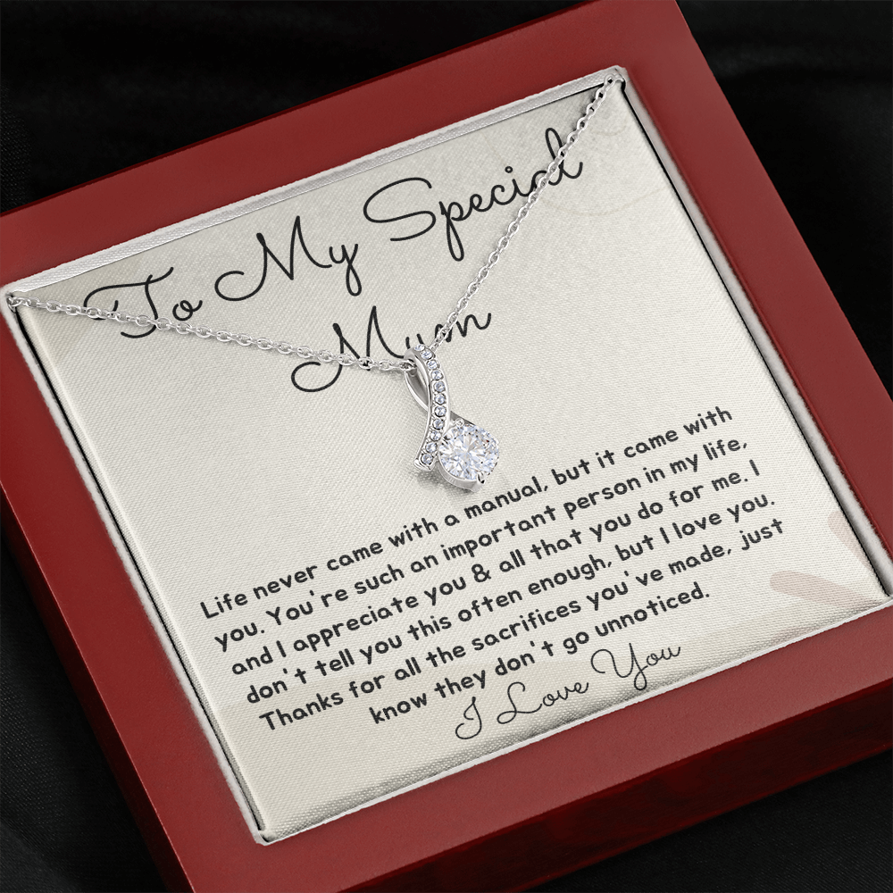 Alluring Beauty Special Mum necklace Mothers day gift