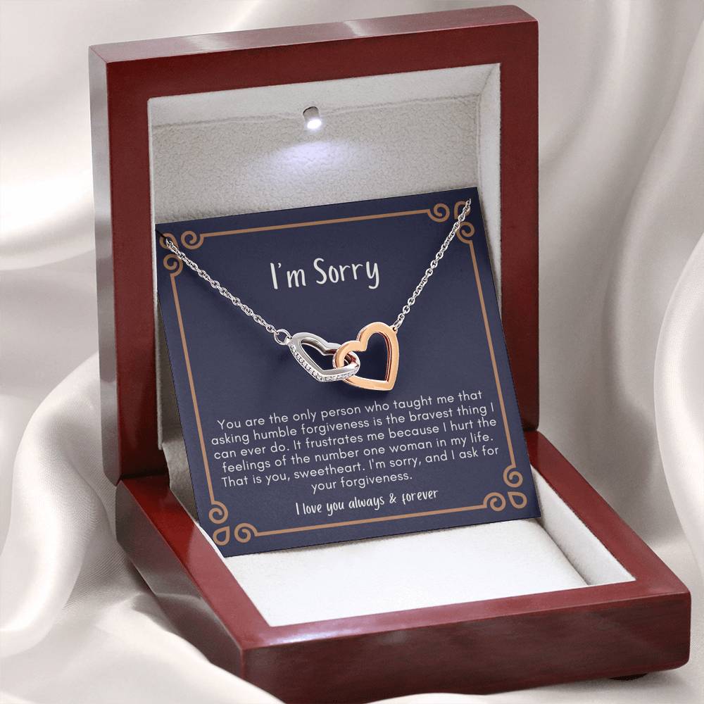 Apology Forgiveness Gift for her, I’m Sorry Necklace