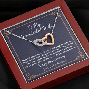 Anniversary necklace for wife
