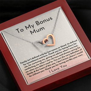 Heart of the family - To My bonus mum necklace gift