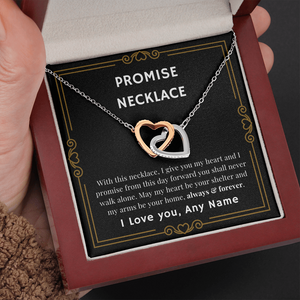 Promise Necklace for Girlfriend or Wife gift
