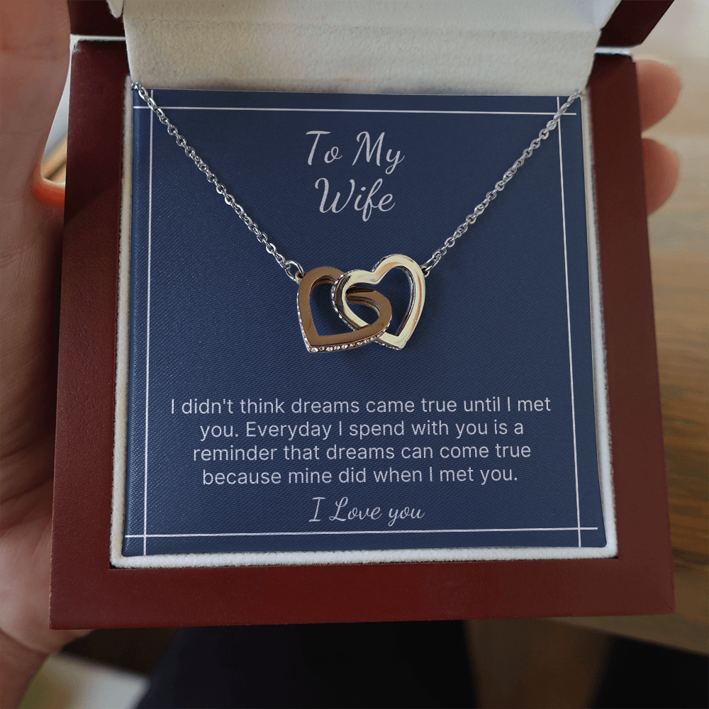 Dreams come true Wife necklace gift