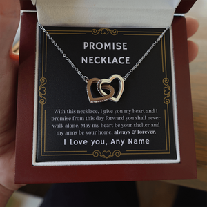 Promise Necklace for Girlfriend or Wife gift