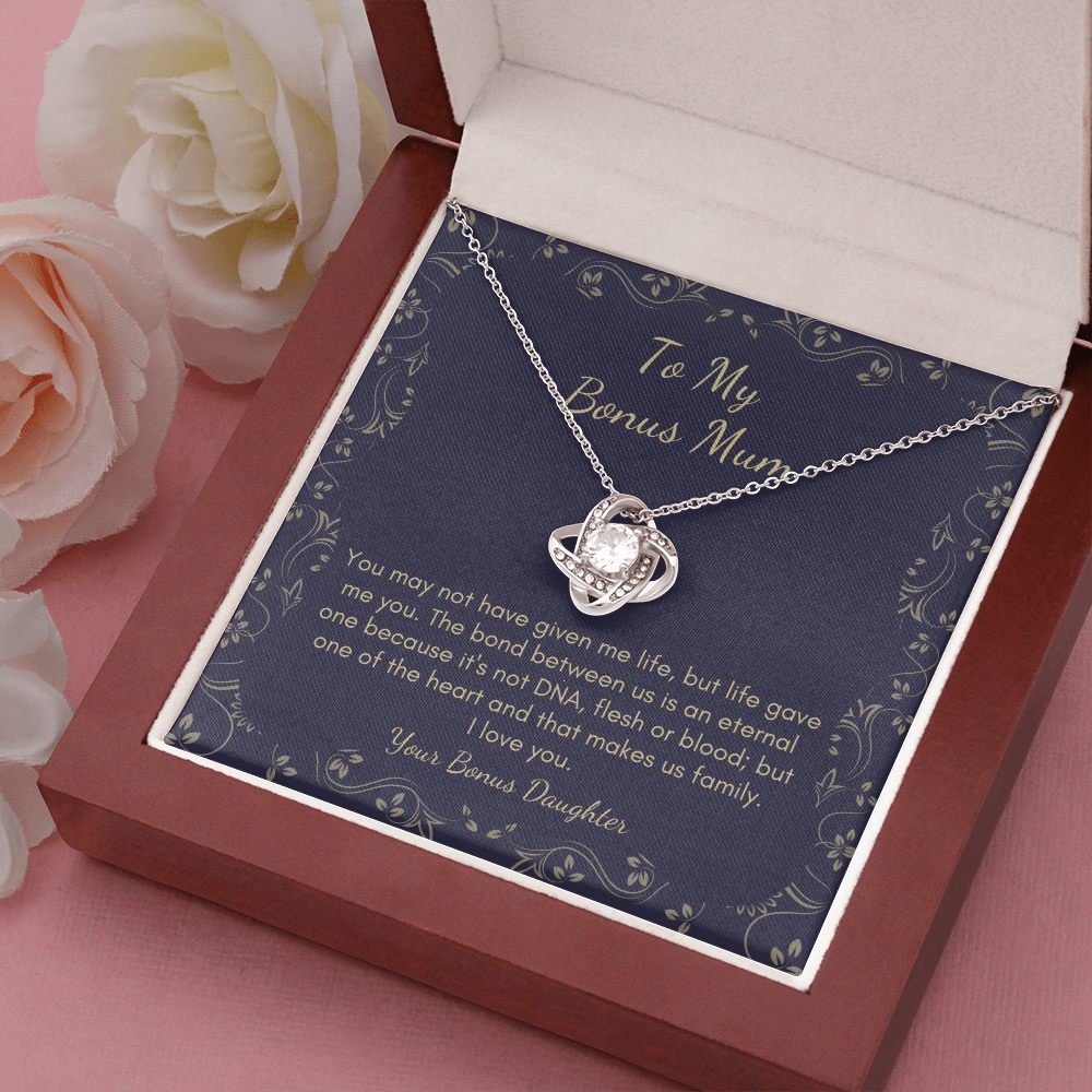 Mother & daughter Love knot necklace gift